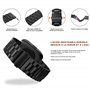 iHoxstrapie Bracelet Compatible avec Amazfit Bip 5 46mm, Bracelet de Remplacement en Acier Inoxydable 22mm pour Amazfit Bip 5