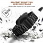 iHoxstrapie Bracelet Compatible avec Amazfit Bip 5 46mm, Bracelet de Remplacement en Acier Inoxydable 22mm pour Amazfit Bip 5