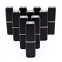 Allwon 10pcs Tubes de Rouge à lèvres vides Noirs Contenant Le baume à lèvres Bricolage (Tube carré)
