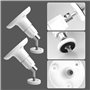 Jagowa Lot de 2 supports de montage mural, réglables à 360 ° pour caméra de sécurité Ring Surveillance Holder (blanc)