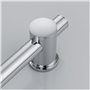 MORADO Barre de Douche en Acier Inoxydable de 68cm,Support Pommeau de Douche Réglable,Chromé