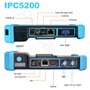 Testeur de vidéosurveillance, IPC-5200C Plus 5 Pouces IPS écran Tactile IP CVBS testeur de caméra analogique 4K H.265 Moniteur v