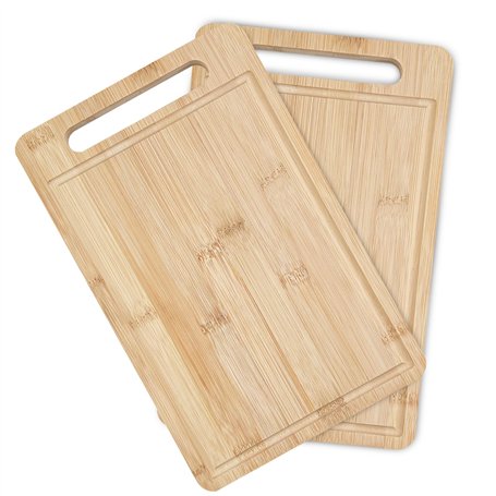 Luazvilkpsar 2 Pièces Planche à Découper en Bambou
