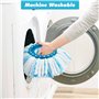 4 Pièces Têtes de Rechange Compatible avec Leifheit Clean Twist Disc Mop, Balai Serpillère Microfibre Compatible avec Leifheit S