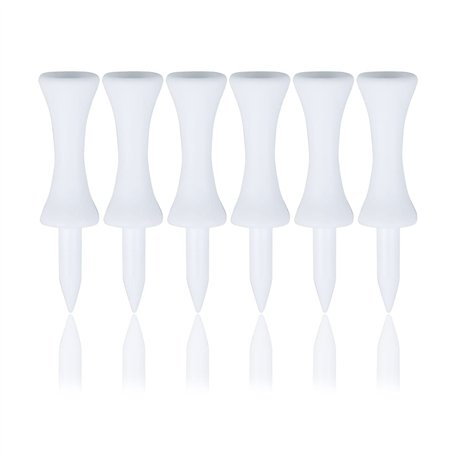Zivisk Tee de Golf en Plastique Lot de 100 - Blanc 51 mm