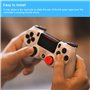 TEUVO Thumbsticks, Silicone Joystick Grips Caps pour PS4 Controller et pour PS5 Controller à Aide avec Viser, Controller et Rédu