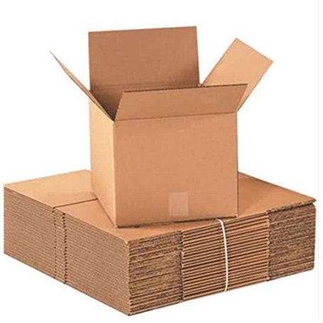 Lot de 5 petites boîtes en carton résistantes pour envois postaux - 101 x 101 x 101 mm - Paroi simple