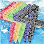 Foulard rafraîchissant, 8 pièces Ice Cooling Foulard, 100 x 4,5 cm Sports Serviette rafraîchissante Écharpe rafraîchissante Écha