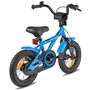 PROMETHEUS BICYCLES Velo Enfant 3 Ans Garcon vélo Fille 12 Pouces a Roulette pour 3 a 5 Ans - BMX en Bleu