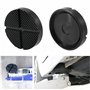 Lot de 2 supports universels en caoutchouc pour cric - Pour cric - Tapis en caoutchouc - Noir