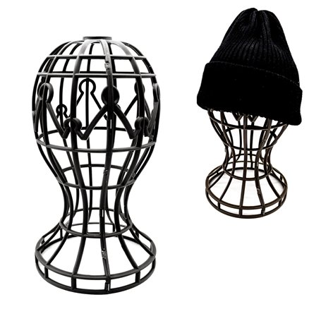 Support de Cintre Présentoir à Perruque - Porte Perruque Plastique Portable