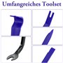 REBECASKYENS Lot de 5 Outils de démontage de Voiture Violets - Cales de Garniture de Voiture - Outils de démontage pour intérieu