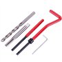 Teabelle Kit 30pcs de Réparation de Filetage Foret Sleeves Type Helicoil Outils M6 Filetage Douille du Moteur Voiture