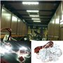12 V 40 LED automobile Intérieur Feux de travail Kits de lampe de toit Plafonnier pour van Tunk RV Bateau Remorque