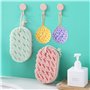 Lot de 4 éponges de bain exfoliantes pour le corps - Pour le bain - Produit de nettoyage pour le corps - Bon effet de nettoyage 