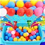 MEMOFYND Lot de 40 balles de tennis de table colorées en plastique pour chats et chiens, fêtes d'art et de bricolage, jeux d'éco