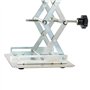 FreeTec Lab plate-forme en Acier inoxydable de levage support Rack Ciseaux Lab-lift Lifter, 20x20cm