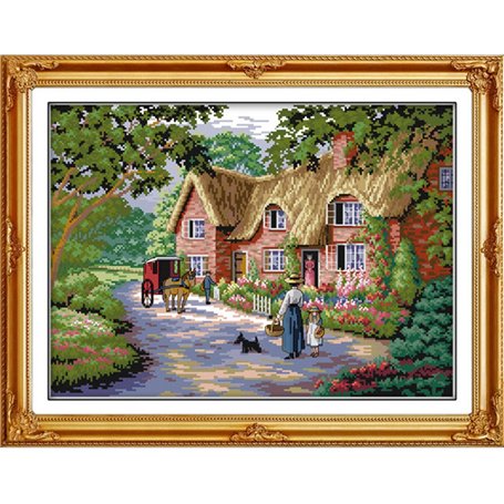 Cleana Arts Kit de broderie au point de croix