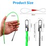 10M Fish Tape Cable Aiguille Electricien Électrique Filetage Guide Fil Conduit avec Tête Flexible de Guida
