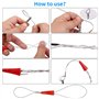 Tire Fil Electrician, 10M Fish Tape Cable Aiguille Electricien Électrique Filetage Guide Fil Conduit avec Tête Flexible de Guida