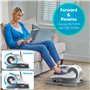 Healfith Mini pedalier d Appartement,électrique Velo elliptique,Entraîneur de Jambes avec écran et télécommande,pedalier Bureau 