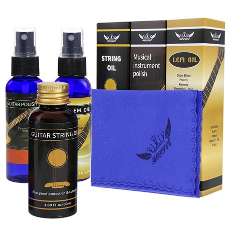 Premium Guitar Care Kit 3 pièces