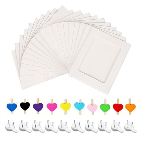 2 Ensembles De 20 Cadres Photo En Papier