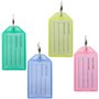 GOYADA Lot de 80 Porte Clef Etiquette Solide