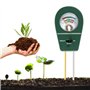 DELAESI Ph Metre Testeur Humidité Plante 3 en 1Testeur Ph Sol Testeur de Ph Testeur D'humidité pour Mesurer l'humidité la Fertil