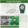 DELAESI Ph Metre Testeur Humidité Plante 3 en 1Testeur Ph Sol Testeur de Ph Testeur D'humidité pour Mesurer l'humidité la Fertil
