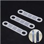 BESTonZON 100 pcs Anti-dérapant Ruban adhésif Cintre Silicone Grip Ruban Transparent Cintre poignées Bandes Placard Accessoires 