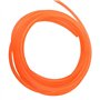 Courroie de Transmission en PU Hautes Performances, Courroie Ronde en Polyuréthane pour Transmission, Couleur Orange (8mm*5m)