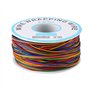 Walfront Bobine de Câble Électronique 30AWG - 250m Fil de Cuivre Étamé 0.55mm - Isolant PVC - Pour Soudure PCB