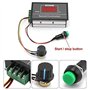 DC 6-60V 12V 24V 36V 48V 30A PWM Contrôleur de Vitesse Réglable du Moteur avec Interrupteur d'Arrêt de Démarrage Régulateur Sans