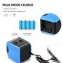 AOBETAK taille crayon électriques avec réservoir, USB et alimenté par piles, Aiguiseur automatique Taille-crayons électrique rob