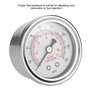 Indicateur de pression de carburant de voiture, 0-160 PSI/bar Indicateur de niveau de remplissage de carburant/huile de jauge de