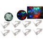 EEkiiqi Rainbow Lot de 10 paires de lunettes 3D en carton avec motif de cœurs et feux d'artifice