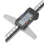 Jauge de profondeur, 0-150 mm Haute précision Numérique Acier inoxydable Numérique Profondeur Jauge à coulisse Jauges mm/pouces