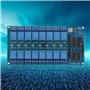 Module de Relais, Carte de Commande de Module de Relais 5 V 16 Canaux, avec Protection Optocoupleur pour Module Microcontrôleur