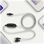Lazmin Câble MIDI, Convertisseur de câble MIDI vers USB Cordon Adaptateur d'interface MIDI Clavier Clavier Ligne d'édition de Mu