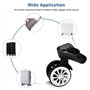 Remplacement des Roues pivotantes de Bagages, Remplacement Universel des Roues pivotantes Bagages Valise de Voyage Roues Ensembl