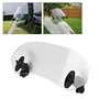 DEWIN Extension Bulle Moto, Extension Pare Brise Moto Universel Moto Clip Réglable Pare-Brise-Vent Accessoires de Pare-Brise