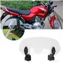 DEWIN Extension Bulle Moto, Extension Pare Brise Moto Universel Moto Clip Réglable Pare-Brise-Vent Accessoires de Pare-Brise