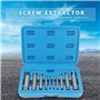 Tête en Acier brisé Robinets Remover Stripped taraud Set extracteur (C)