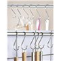 Lot de 10 Crochets en S de suspension multifonctions Crochets en forme de S en acier inoxydable Crochet S pour salle de bains ch