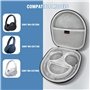 Étui de protection rigide pour casque Sony WH-CH720N/WH-CH700N/WH-CH710N - Noir (étui uniquement)
