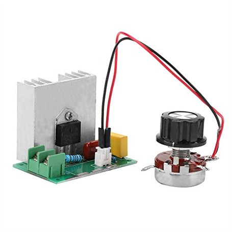 Contrôleur de Vitesse de Moteur à Courant Alternatif AC 0-220V 4000W 40A régulateur de Tension LED gradateurs composant électron
