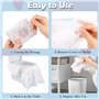 20 Pièces Protege Toilette Protege Cuvette WC Jetable Protection Toilettes Jetables Protege WC Jetable pour Enfants et Adultes p