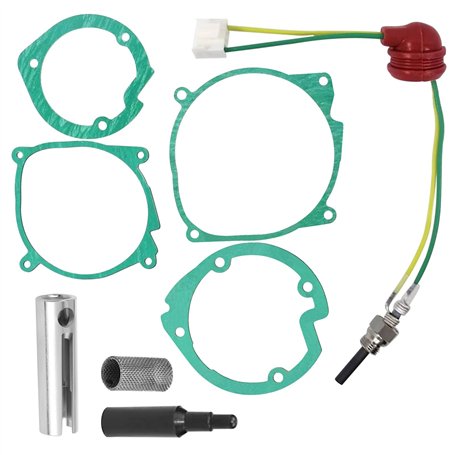 Lot de 8 bougies de préchauffage diesel - 12 V - 2 kW - 5 kW - En céramique - Bougies de préchauffage - Kit de réparation de bou