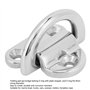 Taquet d'anneau d'arrimage en D de Rangement d'oeil de Coussin Marin de Bateau Pliant d'acier Inoxydable de 8mm pour Le Moteur d